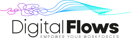 Digital Flows Logo - Empower Your workforces